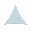 Triangle shape shade sail